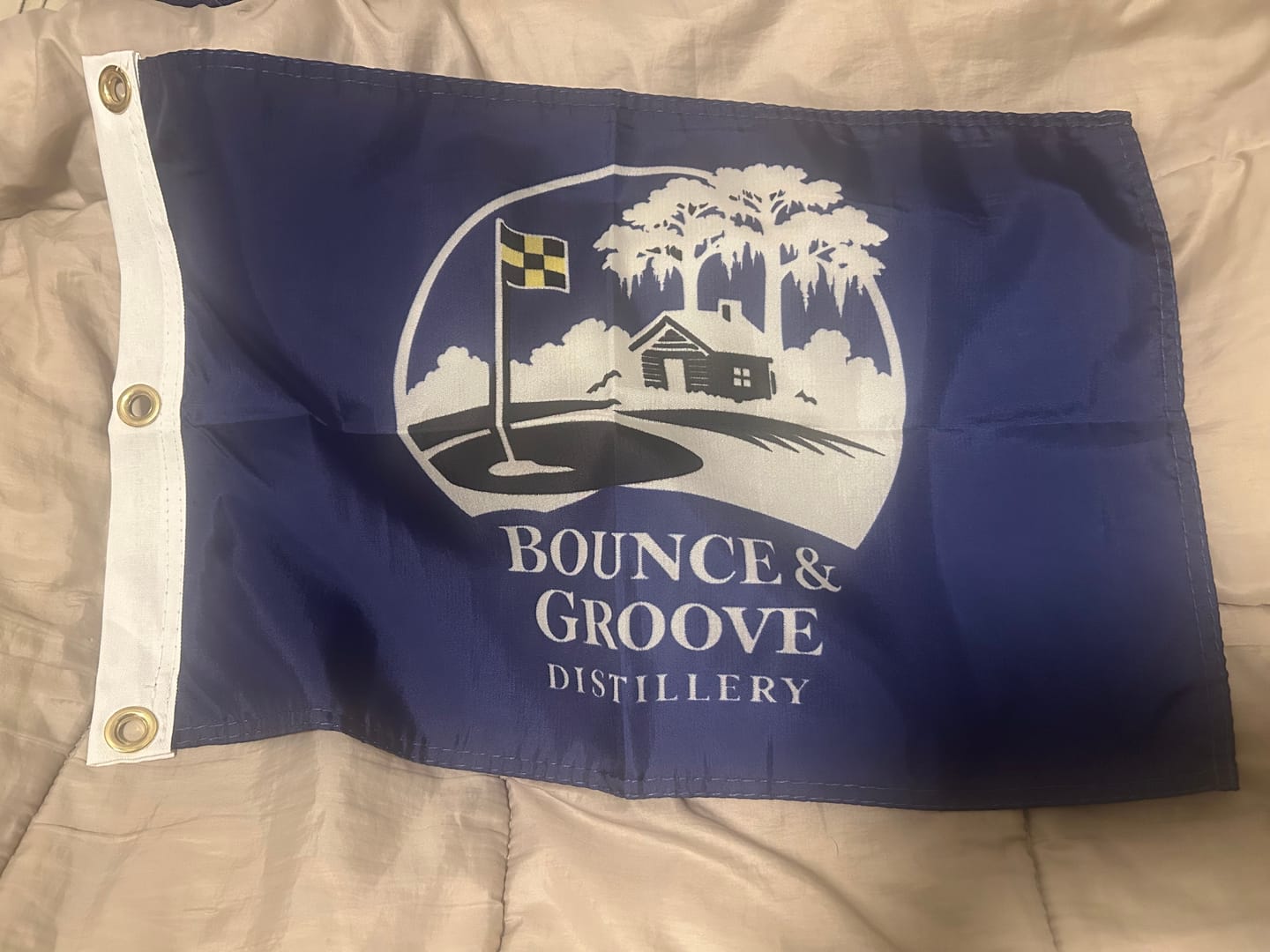 Customer photo review of Custom Golf Flags