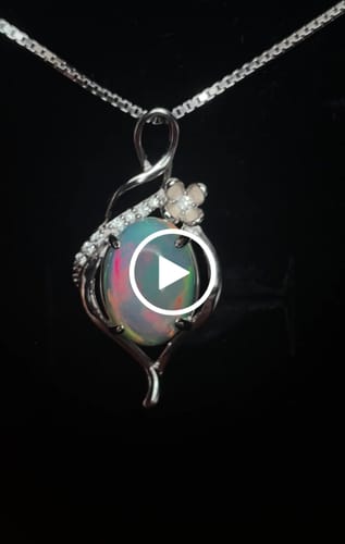 Customer video review of 2.30CT Sterling Silver Necklace