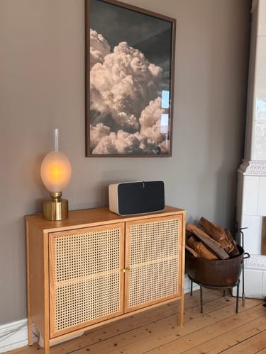 Customer photo review of Vintage Billowing Clouds Print