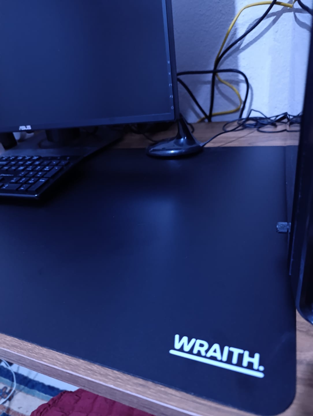 Customer photo review of Wraith Blade Y Hard Mousepad