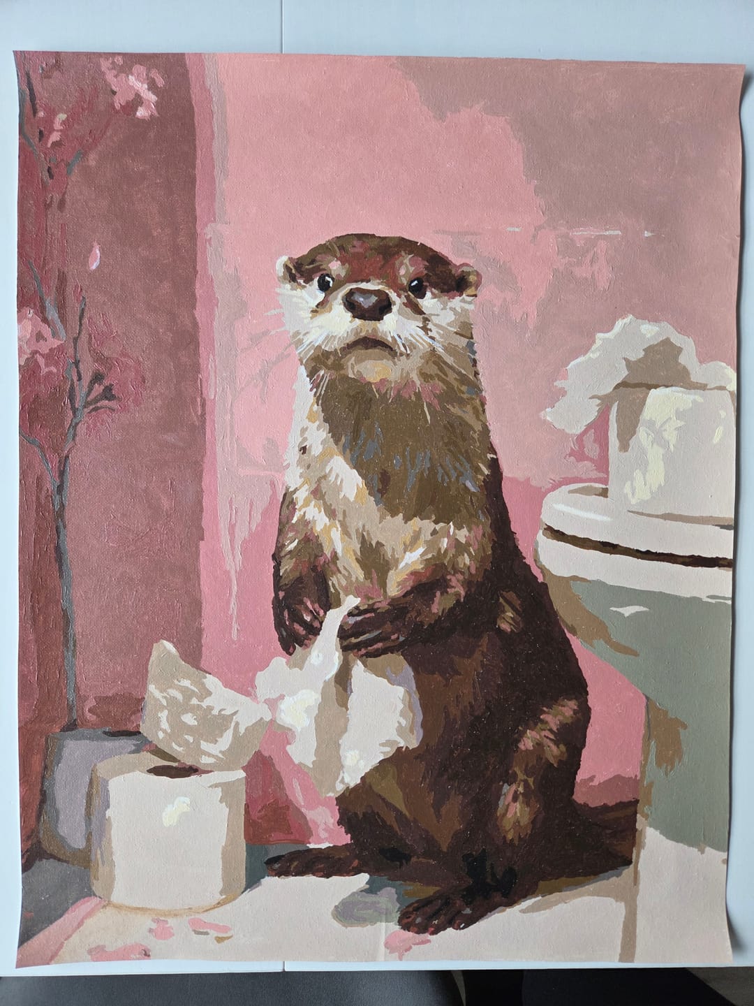 Customer photo review of Otter op het toilet