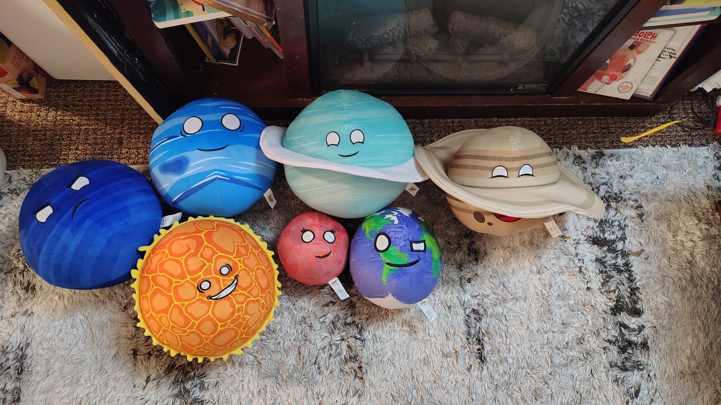 Customer photo review of The SolarBalls Theia Plush