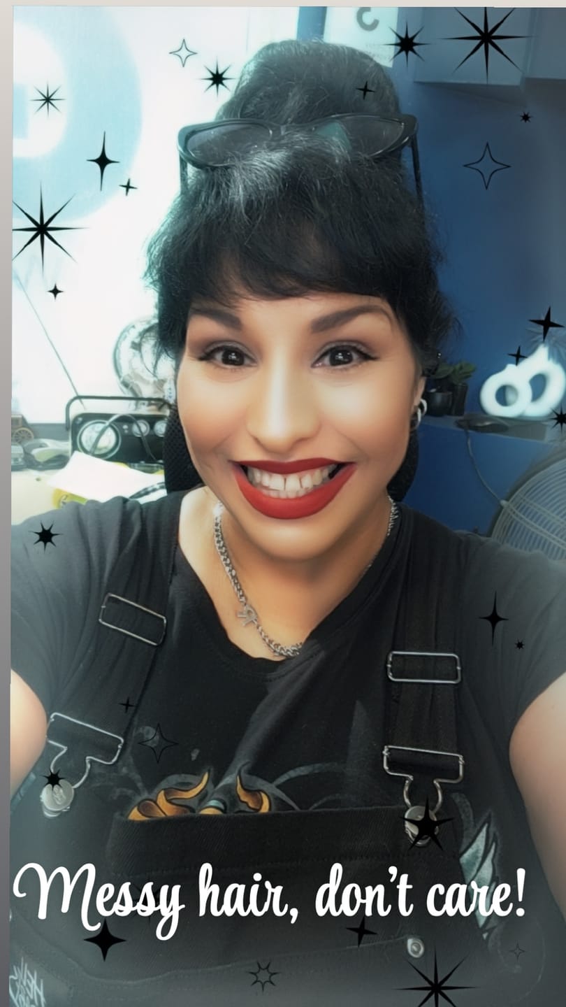 Customer photo review of Born Bad Washed Overalls - Black