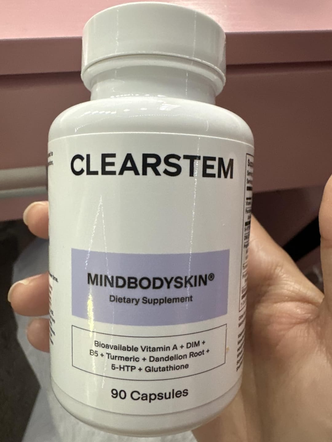 Customer photo review of CLEARSTEM® La solucion interna para el acne hormonal