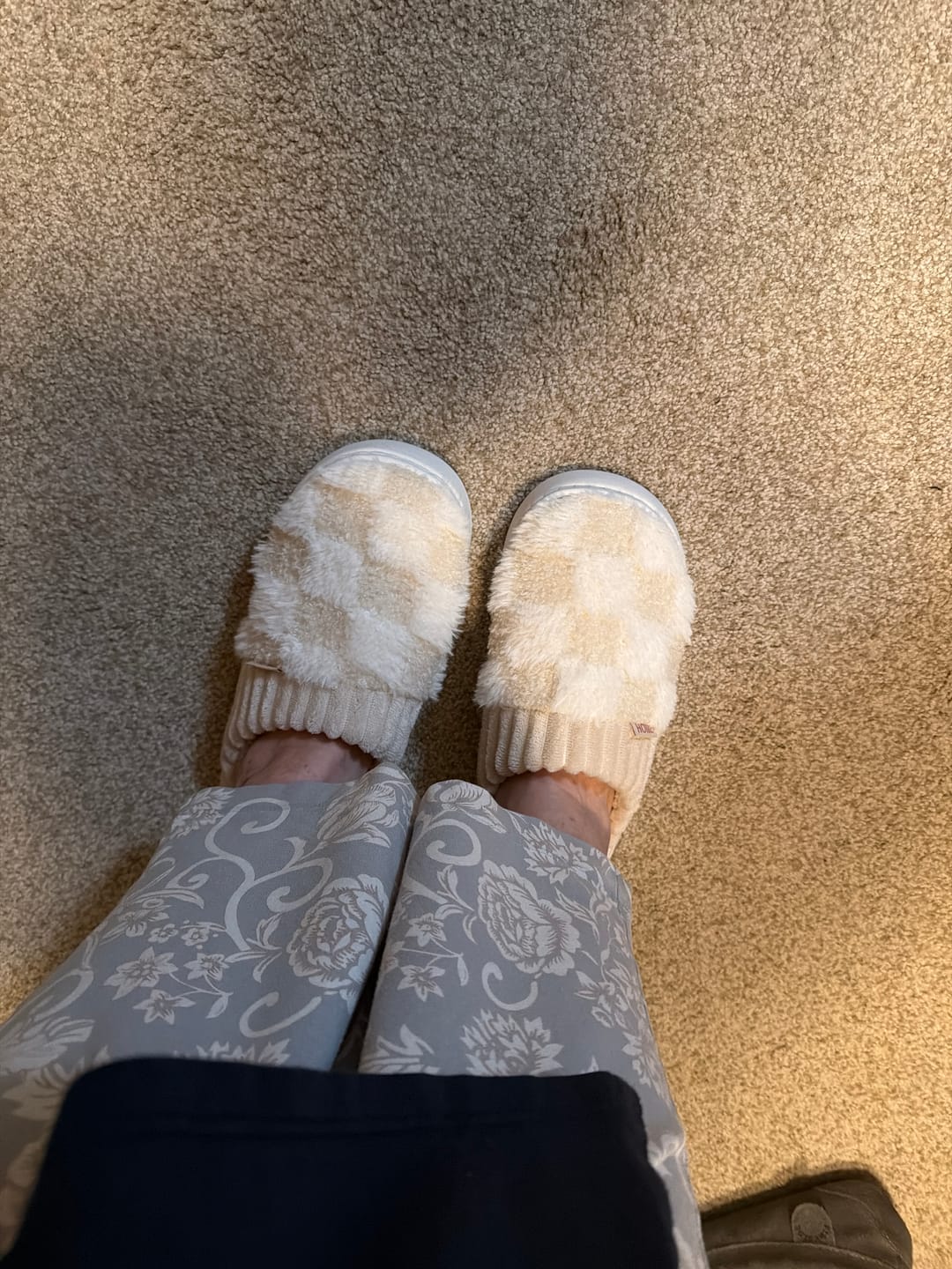 Customer photo review of Nordic Fluffy Slippers