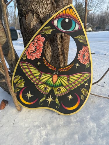 Customer photo review of Unfinished Wood Planchette Shape - Craft - up to 46"