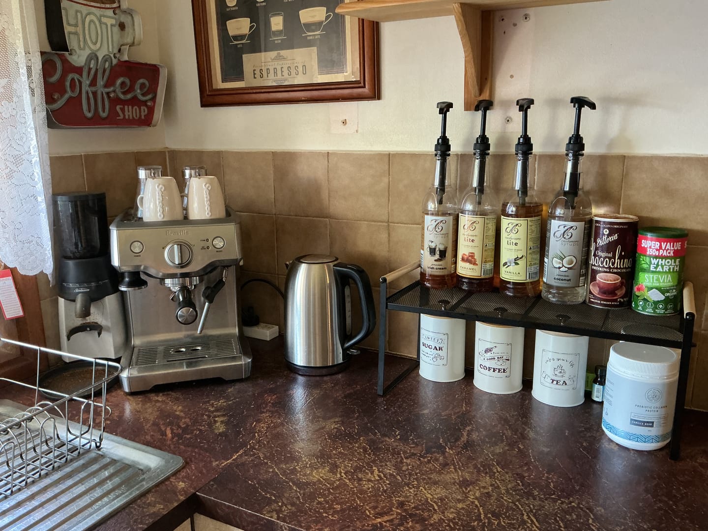 Customer photo review of Irish Cream Coffee Syrup