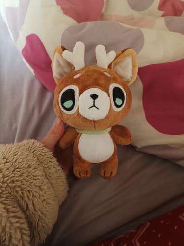 Customer photo review of DeerCat Plush Toy