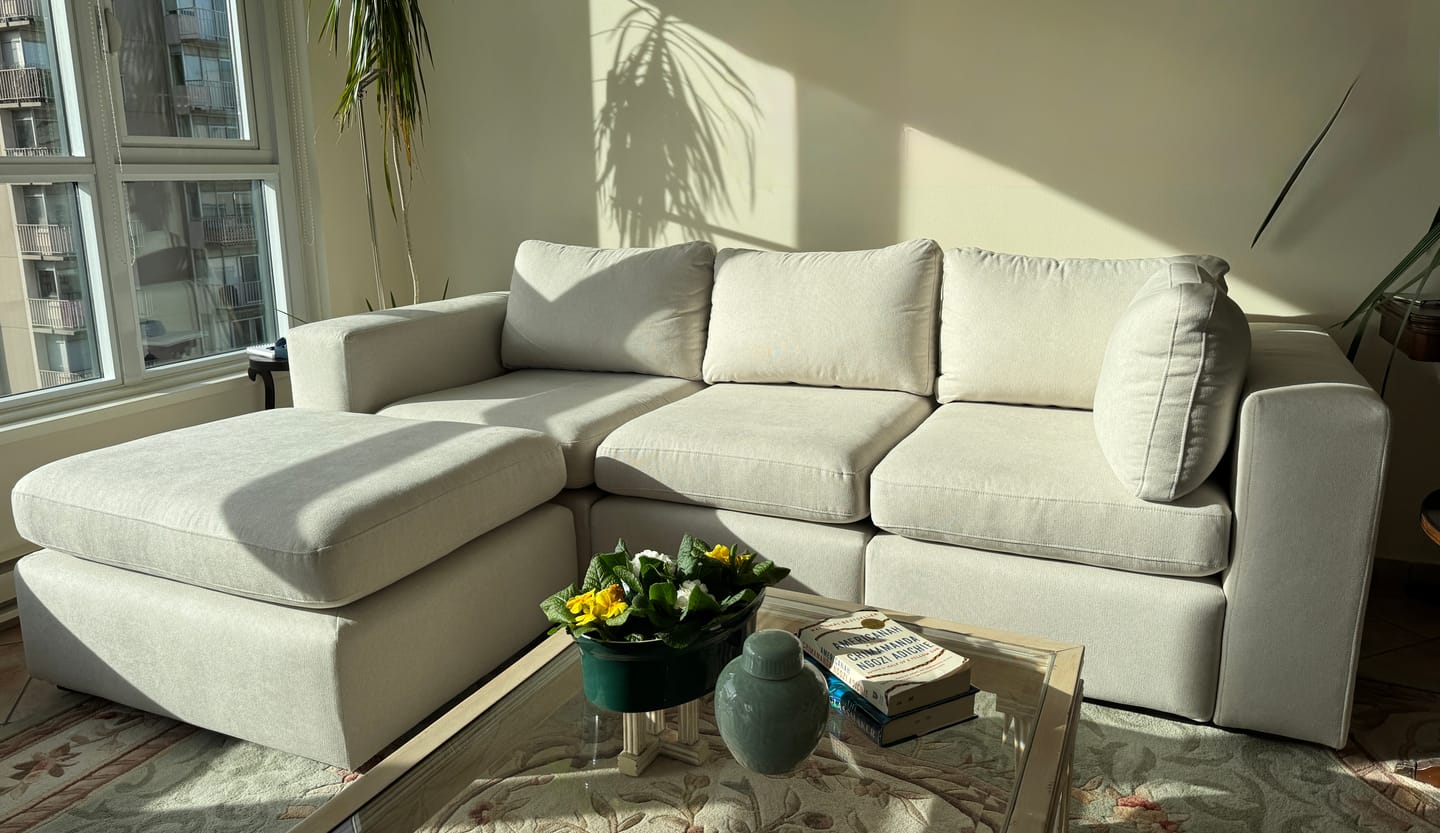 Customer photo review of Elite Comfort Sectional