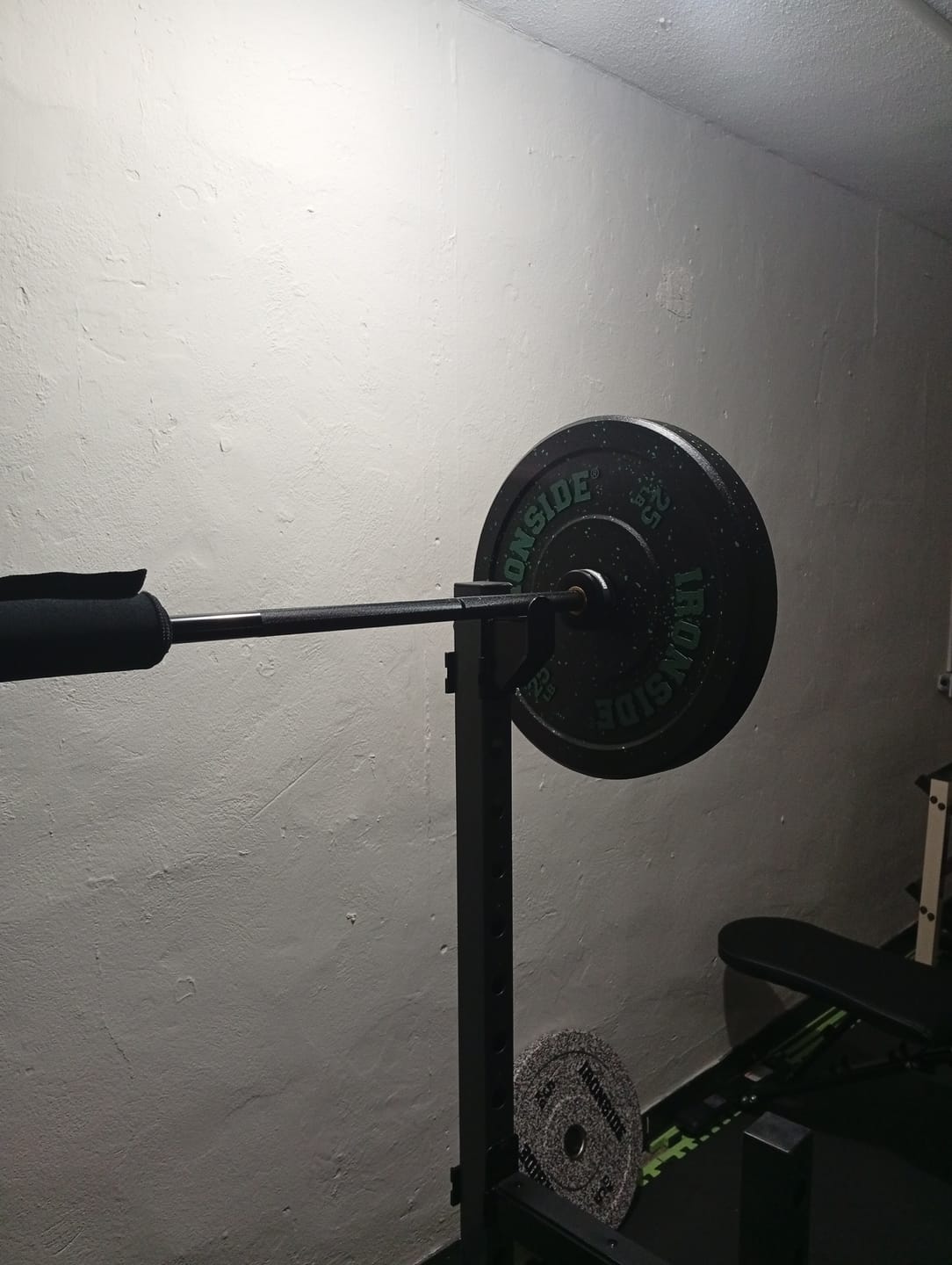 Customer photo review of Disco Olímpico Bumper Hi-Temp IRONSIDE (10 a 45 LB)