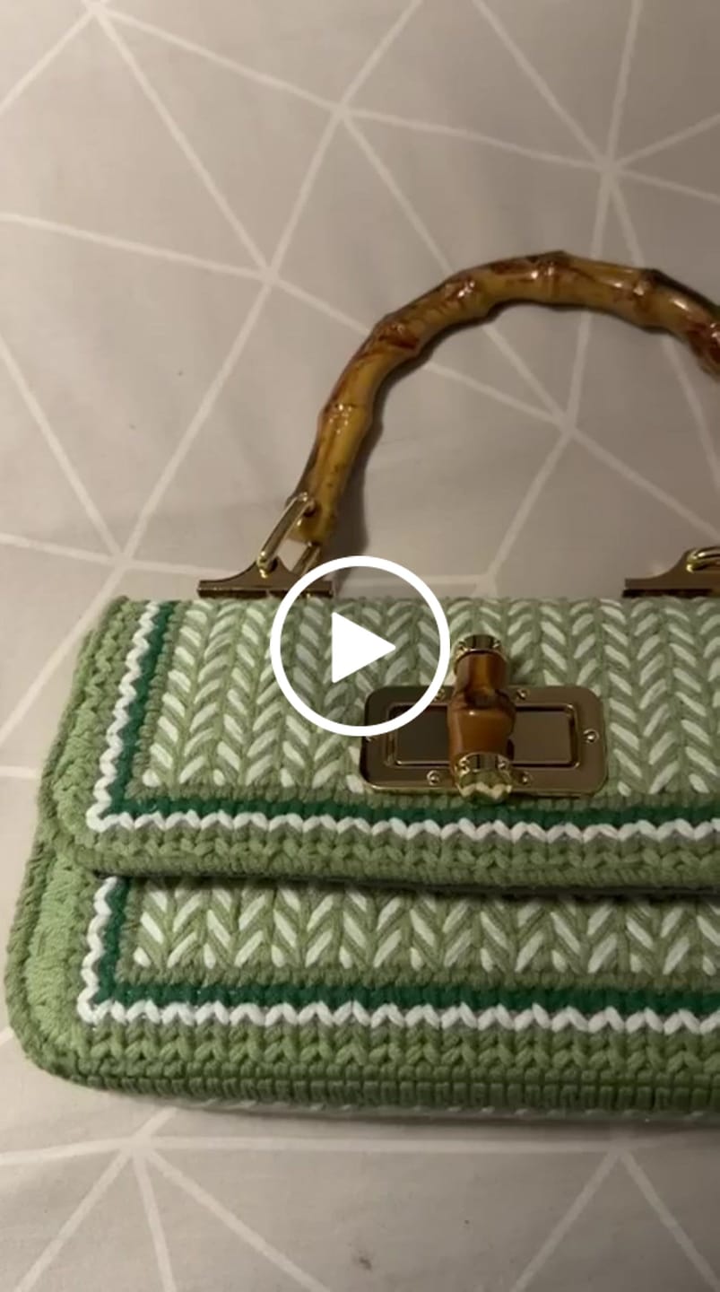 Customer video review of CrochetPark™ Linden Whisper Clutch Cross Stitch DIY kit