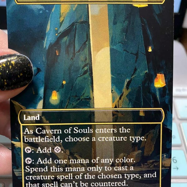 Customer photo review of Cavern of Souls (v2) | Proxy Card (Cliff)