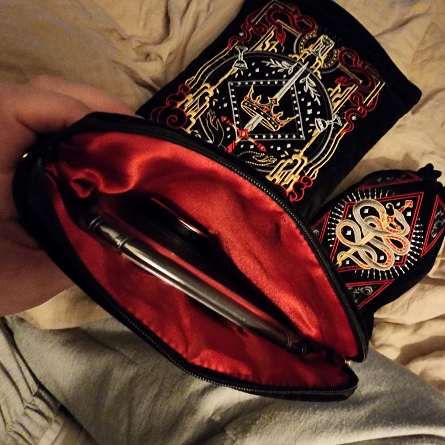 Customer photo review of Serpents & Swords eReader Sleeve - Black