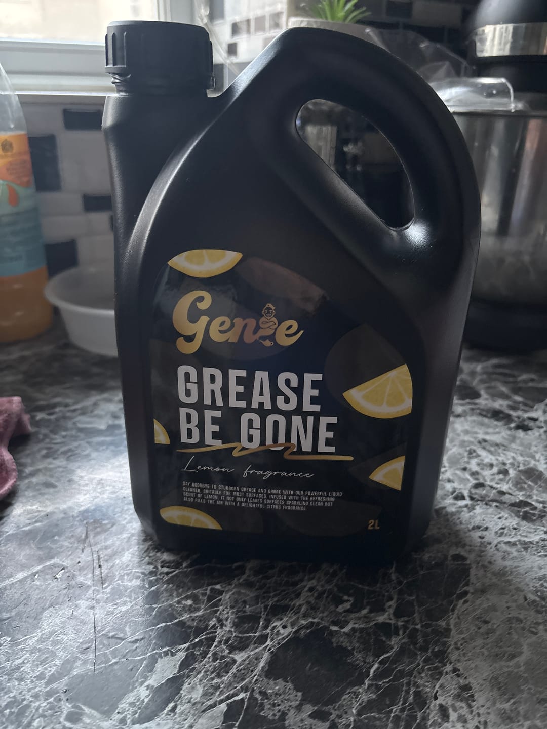 Customer photo review of 2 Ltr Grease Be Gone Refill