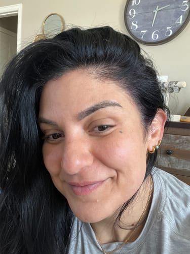 Customer photo review of Turquoise Stud