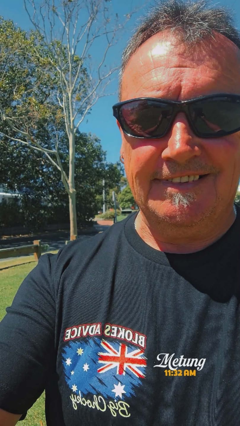 Customer photo review of Big Chocky | Aussie Day Tee