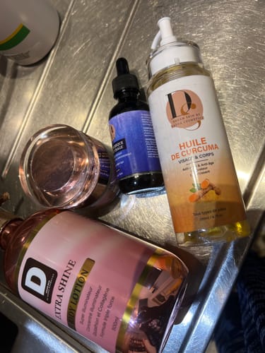 Customer photo review of LOTION POUR LE CORPS - EXTRA SHINE