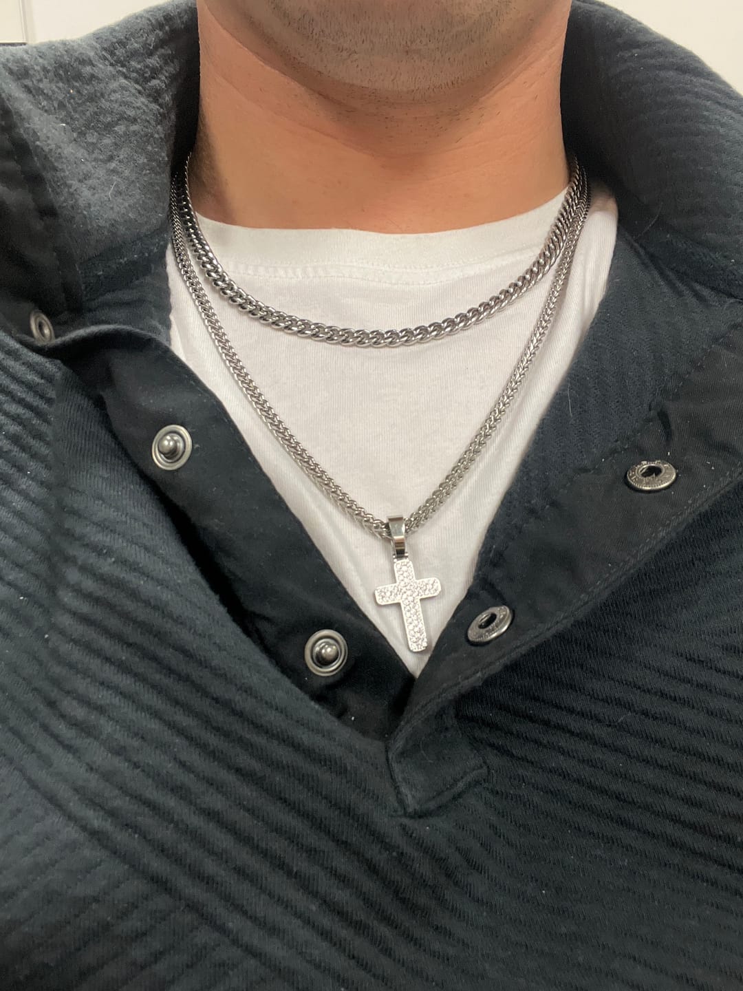 Customer photo review of "Unbreakable" Cuban (Silver) 6mm