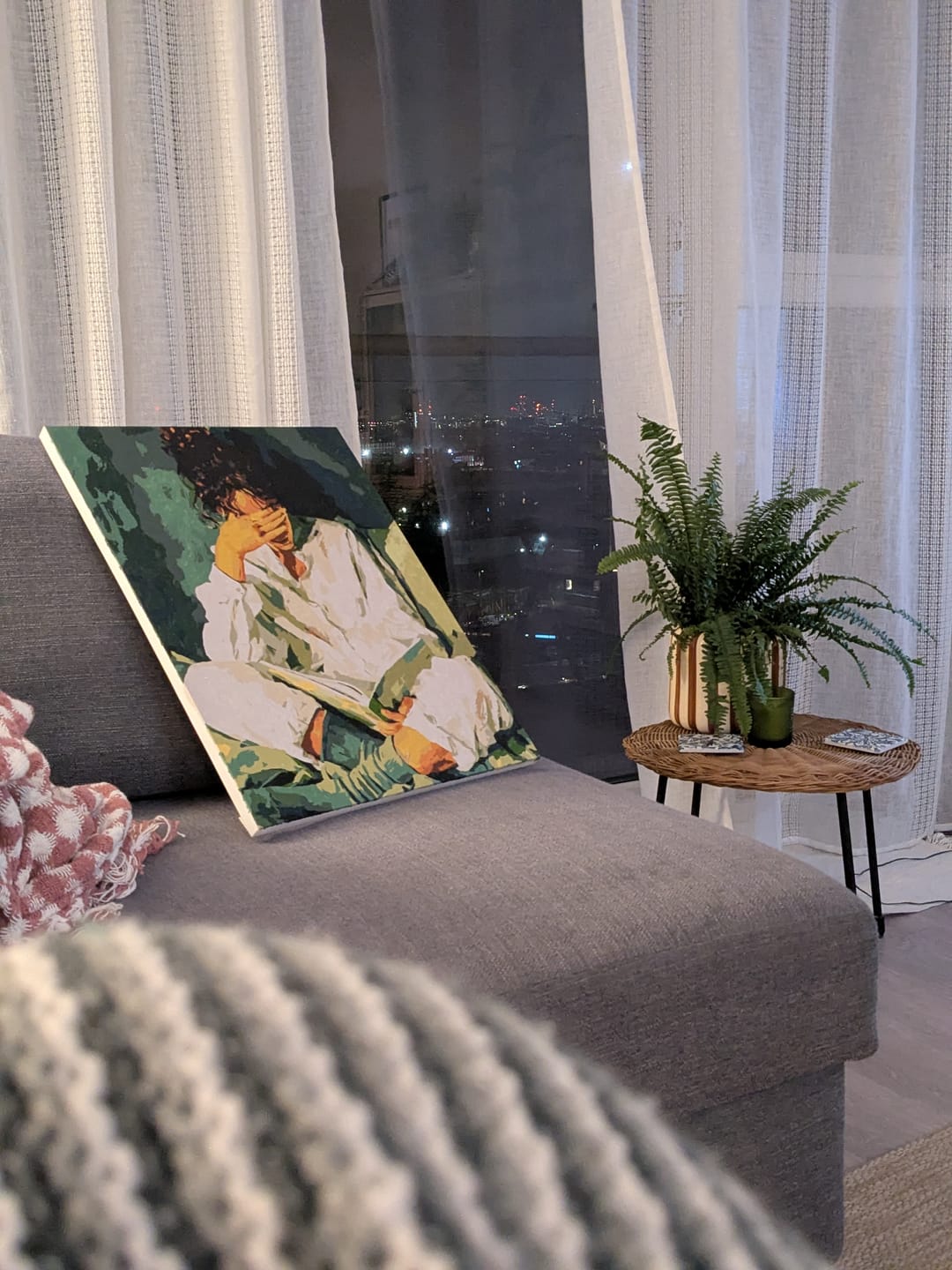 Customer photo review of Reading time | Paint by Number