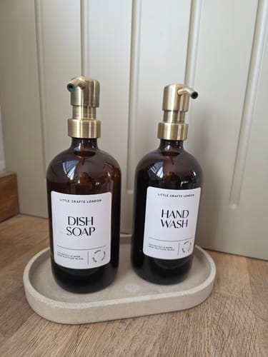 Customer photo review of Stainless Steel, Bamboo / Plastic Pumps