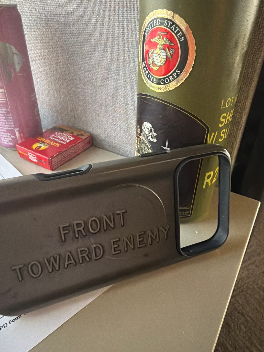 Customer photo review of M18A1 Claymore Gen 3 (Dark ODG) Tough Magnetic iPhone Case