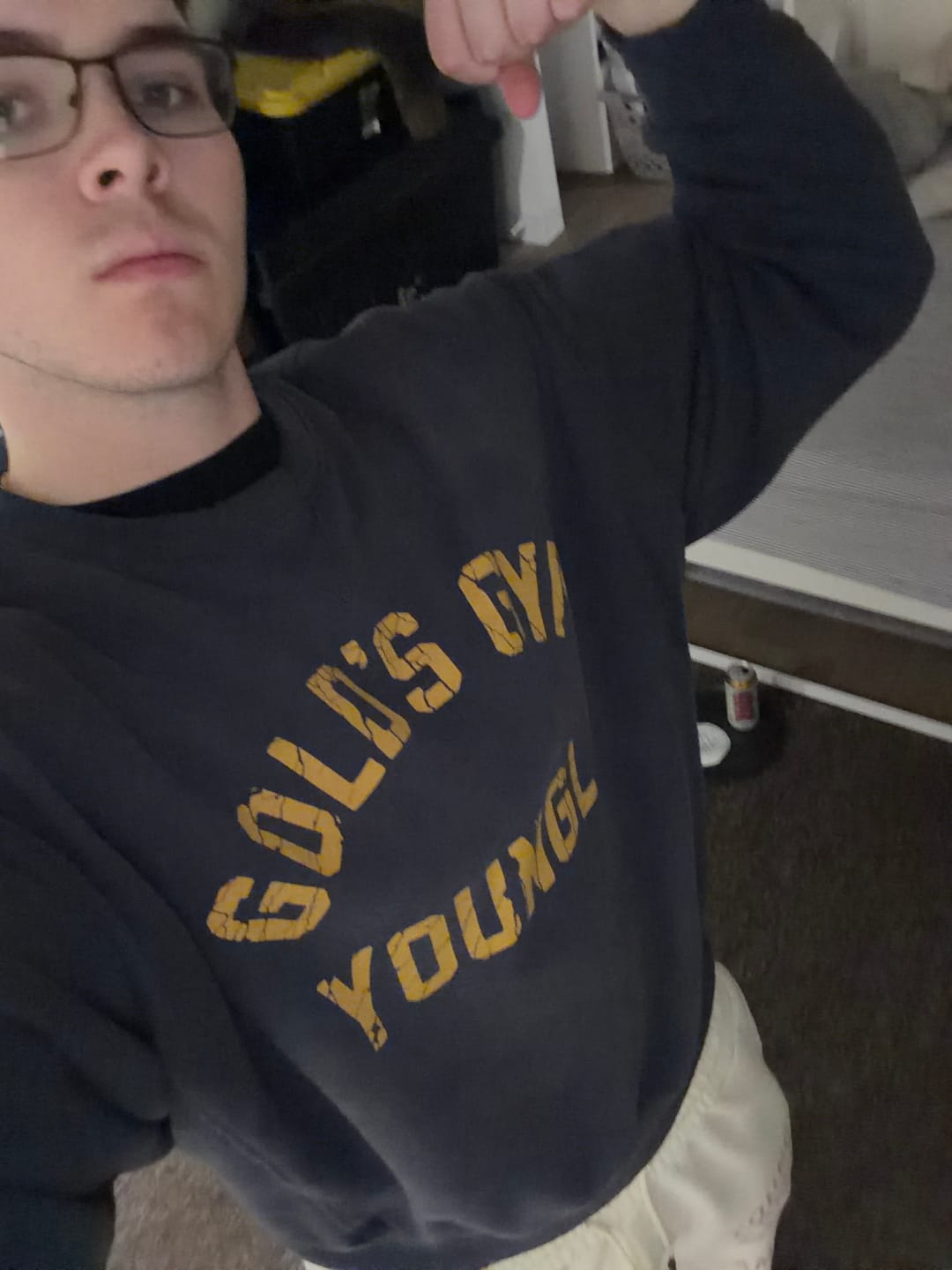 Customer photo review of 5166 - Gold's Iron Legacy Vintage Crewnecks