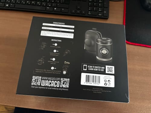 Customer photo review of Cafetera exprés portátil WACACO Picopresso, cafetera especial, café de viaje a presión de 18 bares, regalo, Año Nuevo