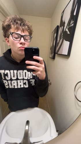 Customer photo review of Product of Christ Hoodie