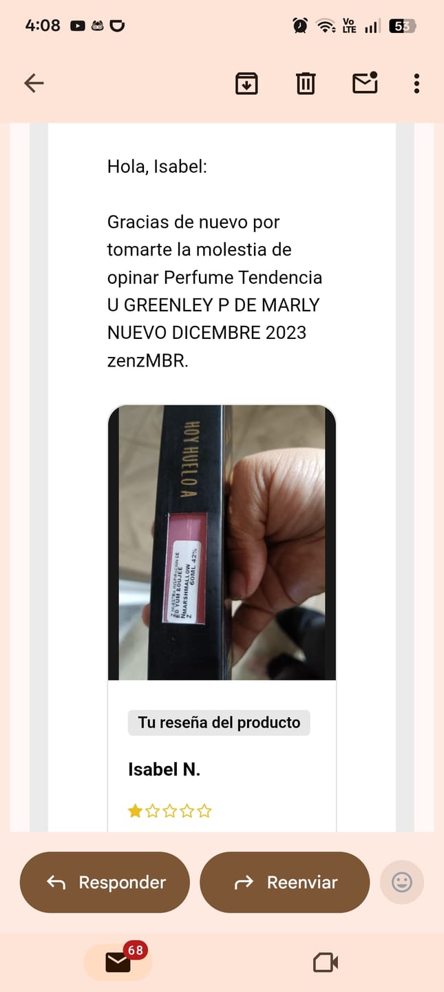 Customer photo review of Tendencia D YUM BOUJEE MARSHMALLOW NUEVO FEBRERO 2025