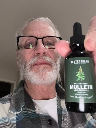 Customer photo review of BetterLungs® Mullein + Chlorophyll