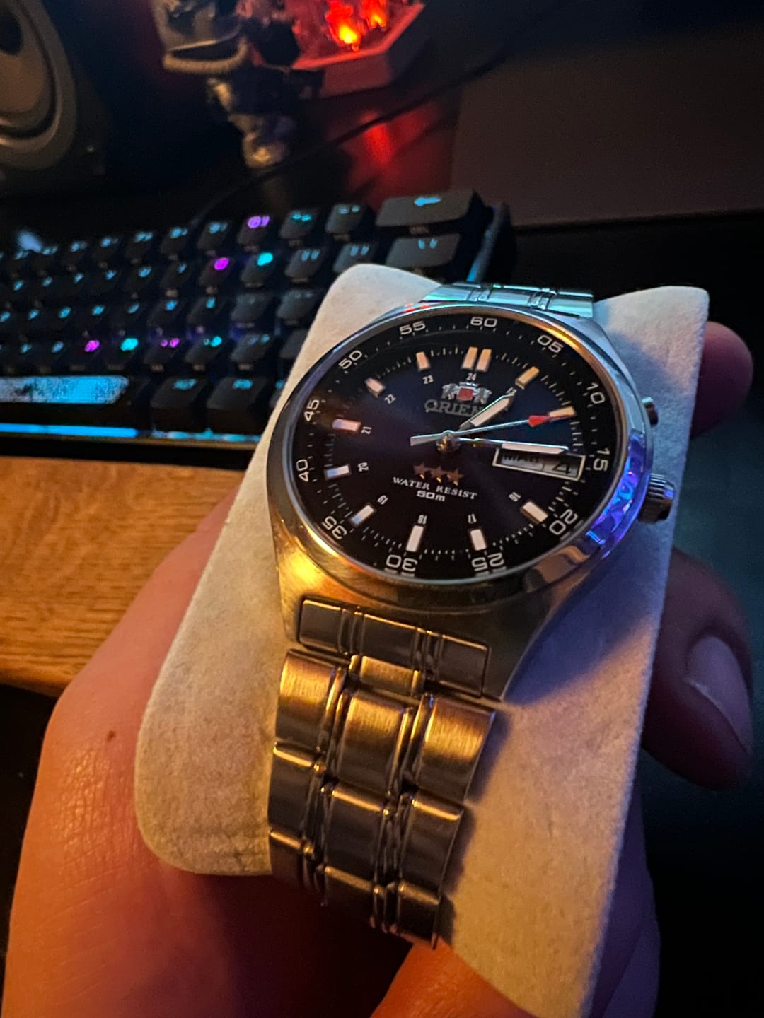 Customer photo review of Polywatch Polish Glass - ¡Limpia rayas en cristal mineral!