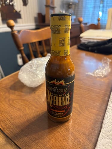 Customer photo review of Hot Ones - The Last Dab Xperience Pepper X Hot Sauce