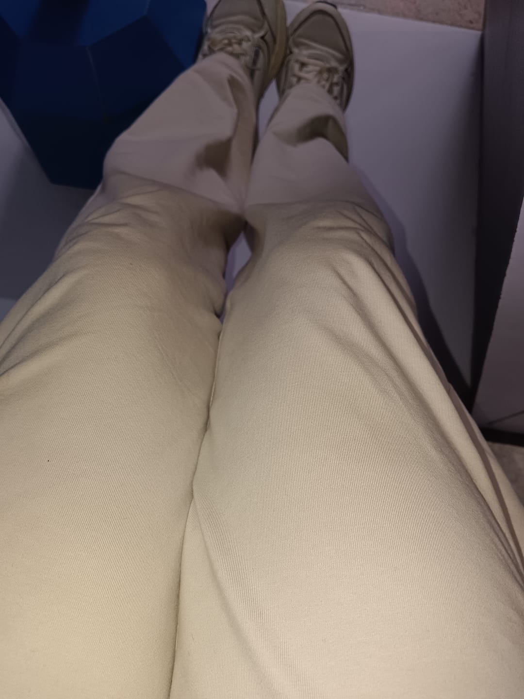Customer photo review of STRAIGHTFIT COTTON LOWER-BEIGE