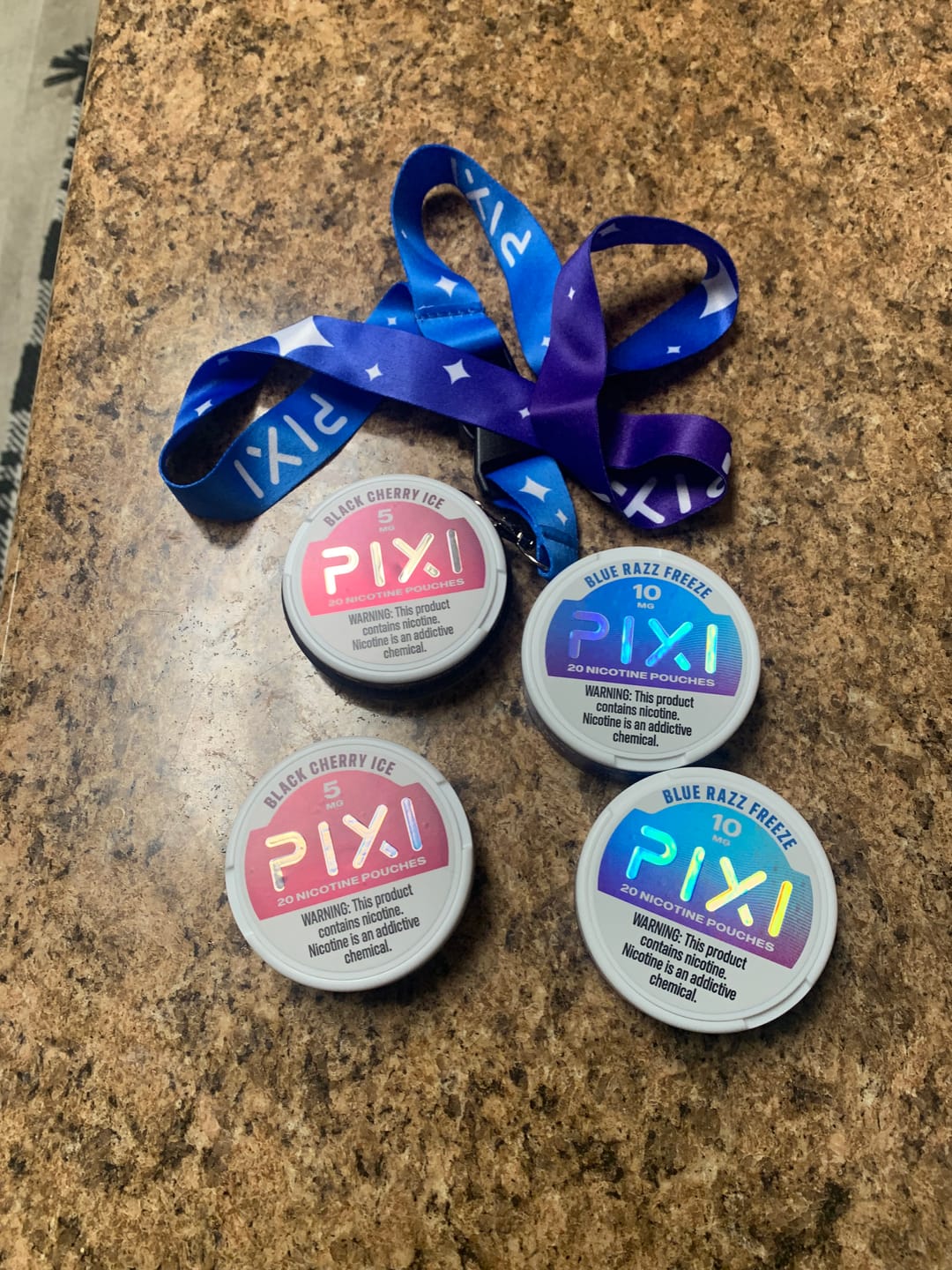 Customer photo review of PIXI Nicotine Pouches