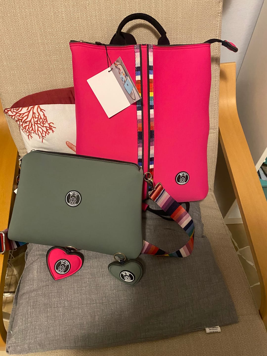 Customer photo review of SET Zaino e Pochette