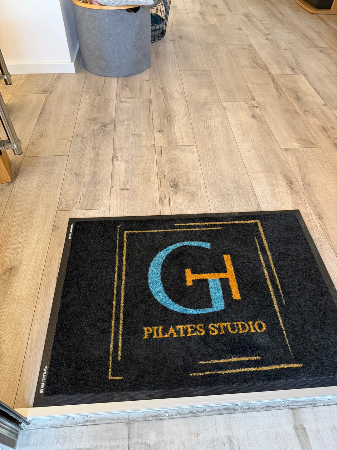 Customer photo review of Custom Indoor Logo Mat