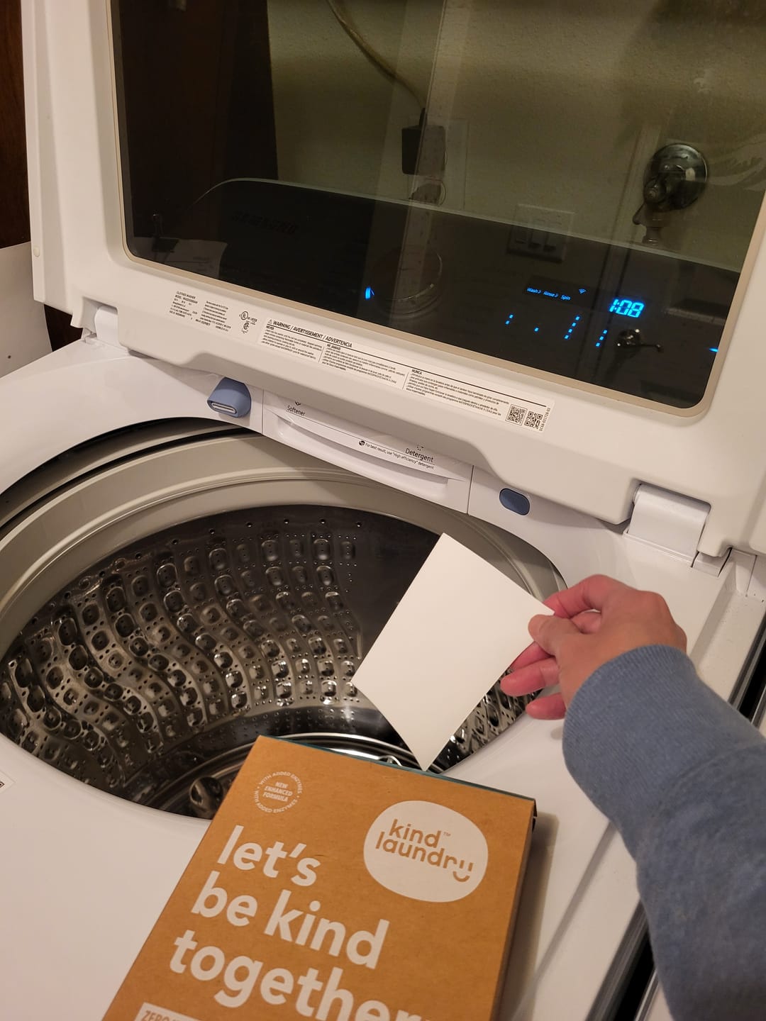 Customer photo review of Laundry Detergent Sheets