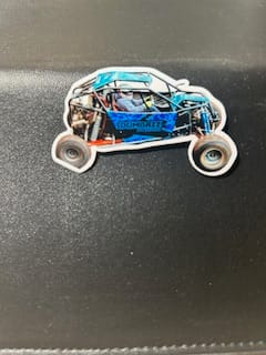 Customer photo review of 200 2.5" Custom Vinyl Stickers