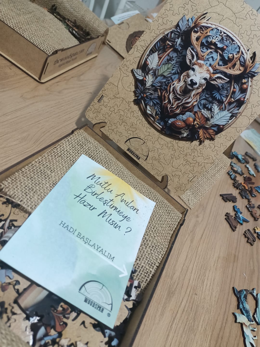 Customer photo review of Geyik V2 - Ahşap Puzzle