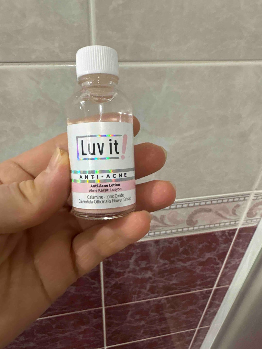 Customer photo review of Akne Karşıtı Losyon