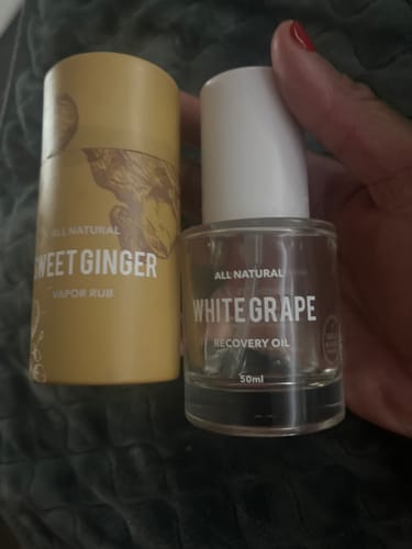 Customer photo review of Sweet Ginger Vapor Rub Stick