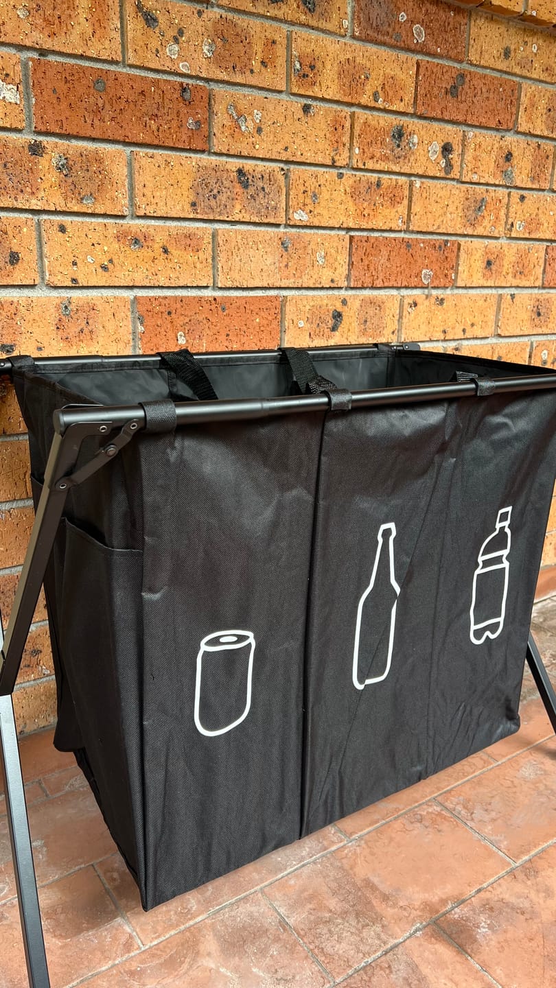 Customer photo review of Mobile Recycle Station - V3.0 (Folding Frame)