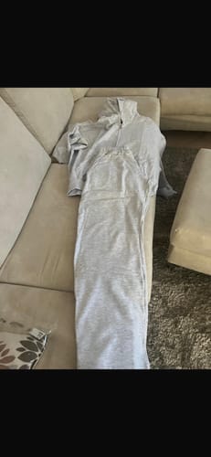 Customer photo review of Sweatpants Wide Fit Blanks 330GSM Sport Grey