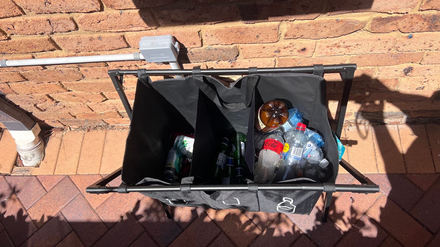 Customer photo review of Mobile Recycle Station - V3.0 (Folding Frame)