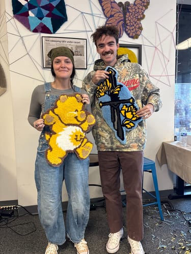 Customer photo review of Tufting Workshops