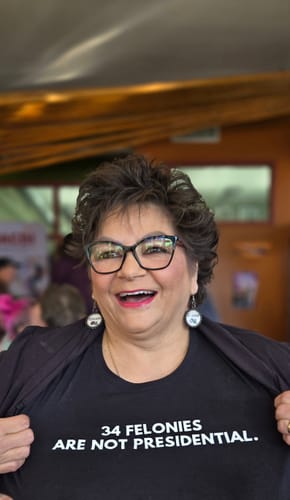 Customer photo review of 34 FELONIES Unisex T-Shirt