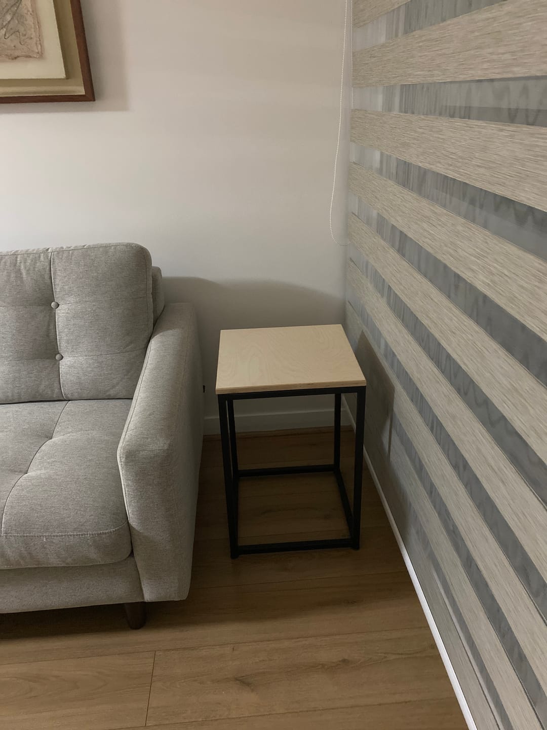 Customer photo review of Mesa lateral Altar 40 MIMA — Kallfu.cl