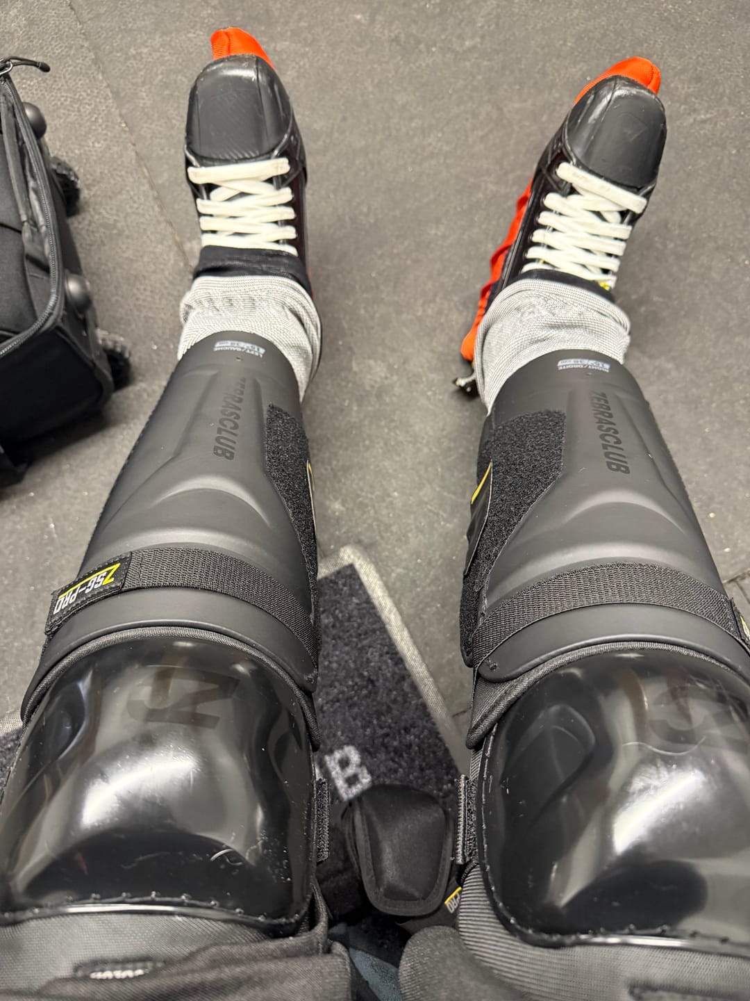 Customer photo review of ZSG-PRO HOCKEY REFEREE SHIN GUARDS