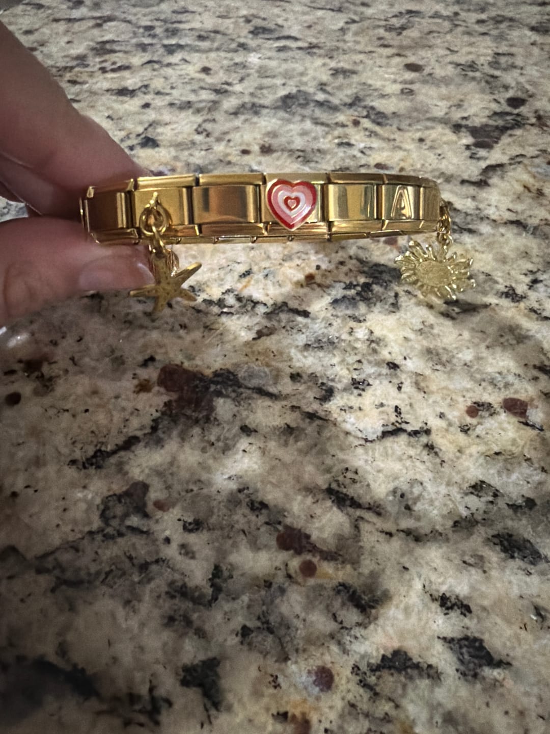 Customer photo review of Charm Colgante Estrella de mar