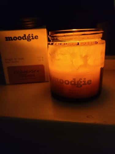 Customer photo review of Bougie - Framboise + Séquoia
